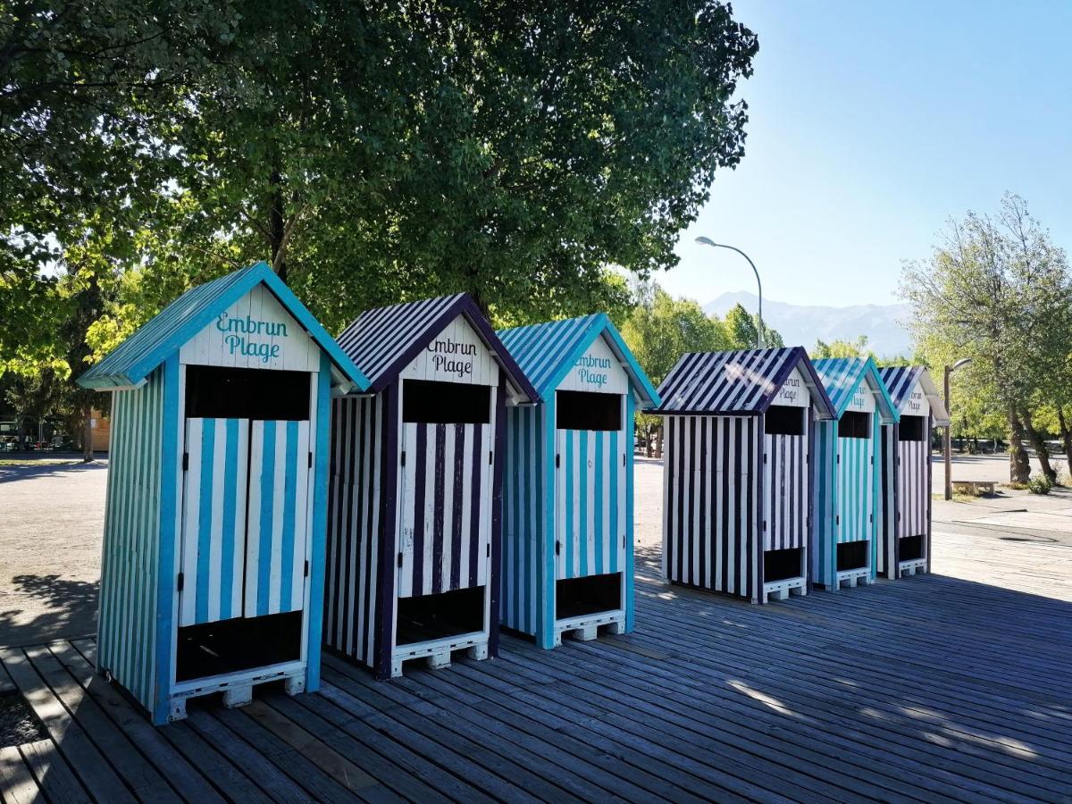 Apartamento T3 Au Plan D'Eau D'Embrun Avec Garage Et Terrasse Exterior foto